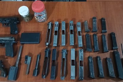 La Policía decomisó indicios vinculantes durante el allanamiento en Portoviejo