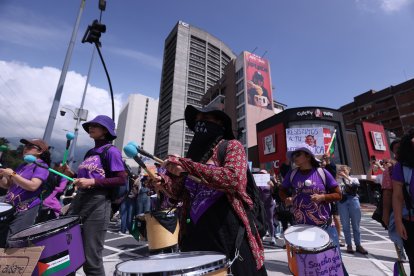 A la marcha se congregaron cientos de mujere.s