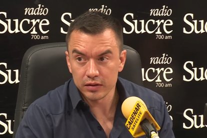 Daniel Noboa vincula la reducción de muertes violentas en Guayaquil con la detención del alcalde Aquiles Álvarez.