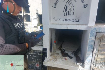 En este lugar encontraron la evidencia.