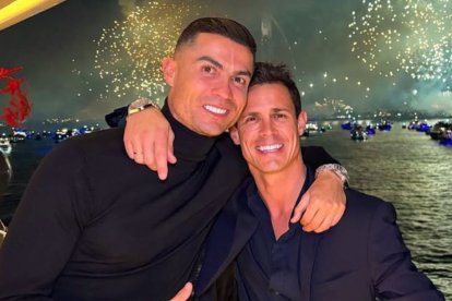 Edu Aguirre es amigo cercano de Cristiano Ronaldo.