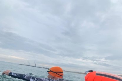 Osborne disfrutaba de la natación y las playas mantenses desde hace tres años