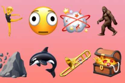 Entre las incorporaciones se encuentran bailarines de ballet y una cara distorsionada.