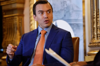 El presidente de Ecuador, Daniel Noboa, en una fotografía de archivo.