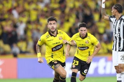Héctor Villalba marcó el 1-1 en el empate de Barcelona SC ante Botafogo.