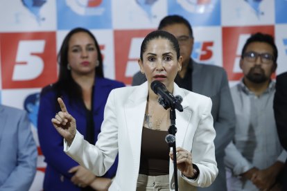 Luisa González fue la candidata del correísmo a la Presidencia de la República en las últimas elecciones.
