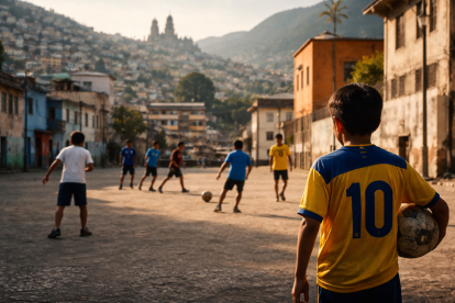 Recreación: el videojuego 'Despelote' está ambientado en el fútbol de Ecuador a inicios de milenio.