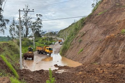 Estado de la vía que comunica al cantón Chimbo.