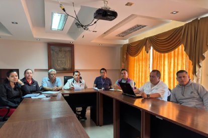 Hubo reunión para la emergencia por los deslizamientos en gran parte de Loja.