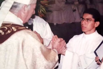 Pedro Anzoátegui en su juventud.