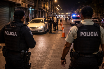 Toque de queda en Ecuador: fuerzas del orden verificarán cumplimiento de horarios.