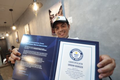 En el Burger Show 2025, este emprendimiento logró un récord Guinness.