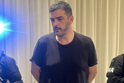 Durante el allanamiento en su casa, por el caso Goleada, Aquiles Álvarez fue hallado sin grillete electrónico.