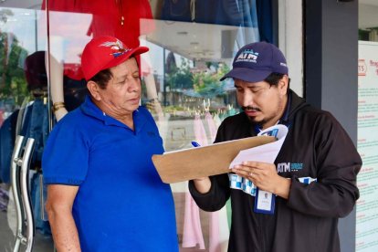 Personal de la ATM socializó los cambios a conductores y peatones.