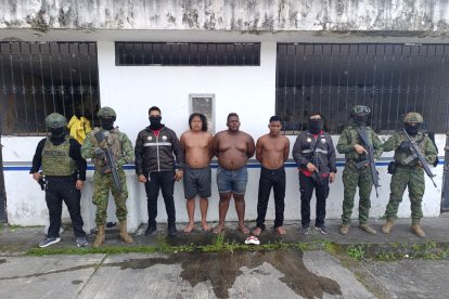 Los sospechosos registran antecedentes penales.