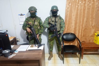 La intervención estuvo a cargo de las Fuerzas Armadas.