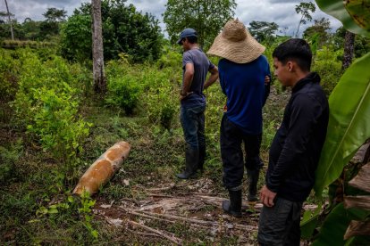 Según Gustavo Petro, estas bombas son del Ejército ecuatoriano y cayeron en su país.
