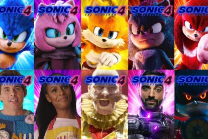 El elenco de Sonic 4 reúne a estrellas como Jim Carrey y Keanu Reeves, junto a nuevas incorporaciones que amplían el universo de la saga