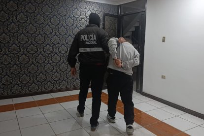 Un ciudadano fue detenido durante el operativo ejecutado en el sector La Tebaida, en Loja