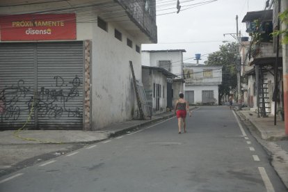 Escena del ataque armado en la cooperativa Jaime Roldós, al sur de Guayaquil.
