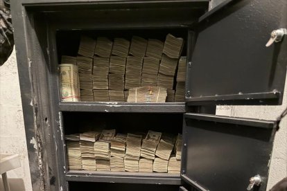 La evidencia estaba dentro de una caja fuerte.