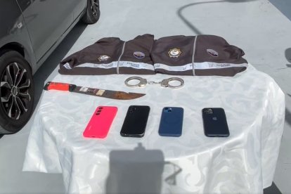 Esta es la evidencia que les encontraron a los sospechosos.