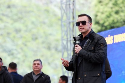 El toque de queda fue dispuesto por el presidente Daniel Noboa.