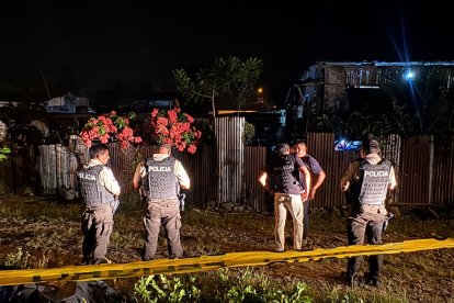 El crimen perpetrado en Montalvo dejó a cuatro personas sin vida.