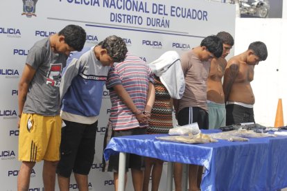 Tras frustrar un secuestro, la Policía detuvo a siete personas involucradas en delitos de droga y armas