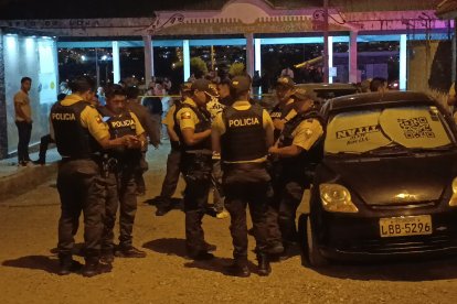 Lugar donde ocurrió el ataque armado en el sector El Rosal, al norte de la ciudad de Loja.