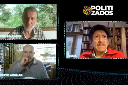 Xavier “Bonil” Bonilla durante la entrevista con el podcast Politizados, donde explicó las razones de su salida de Diario El Universo.