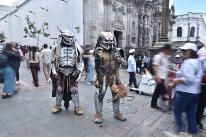 Recorren con frecuencia el Centro Histórico por ser un sitio concurriso.