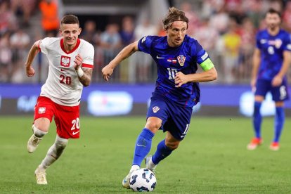 Luka Modric, volante de Croacia.