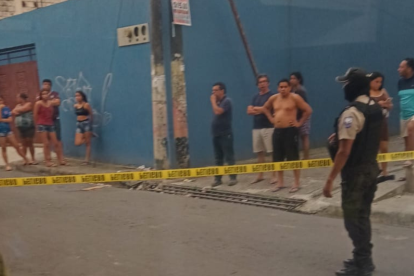 Policías acudieron al sector Lotes con Servicio Alegría, en donde ocurrió uno de los sucesos.