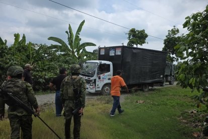 El vehículo fue encontrado, lo que permitió recuperar el camión de la compañía.