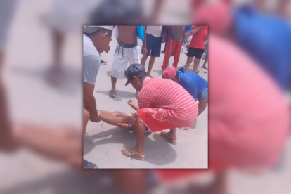 Ataque quedó registrado en imágenes.