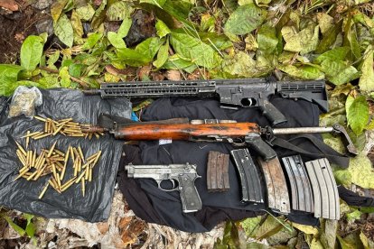 Esta es la evidencia que encontraron los militares.