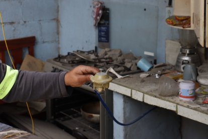 Hermanos de Pablo se dedicaron a las tareas de remoción y limpieza.
