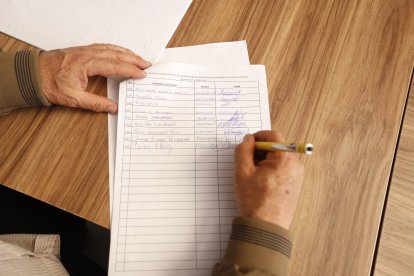 Vecinos recogieron firmas para hacer pedidos a la Policía y Ministerio del Interior