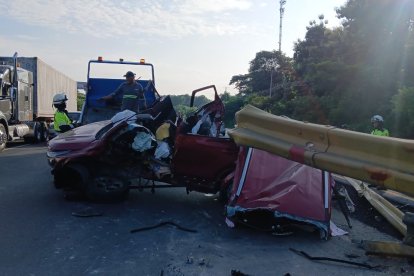 Personal de la CTE tomó procedimiento en el lugar del siniestro.