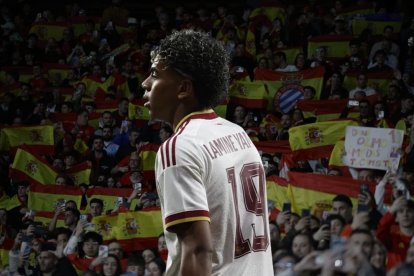 Lamine Yamal se pronunció sobre los cánticos racistas emitidos por parte de la afición española.