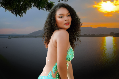 Karelys Cajiao Bautista se destaca por su belleza, sino también por su compromiso social.