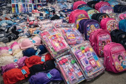 Esta es la mercadería que fue detenida.