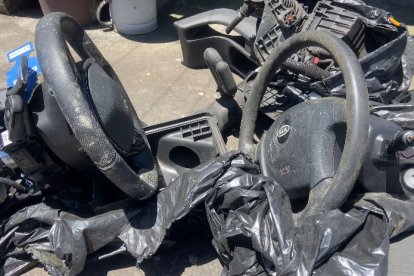 Estas evidencias también fueron hallados en el domicilio.