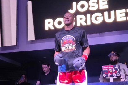 El boxeador ecuatoriano José Rodríguez peleó el 27 de marzo en Houston, Texas.