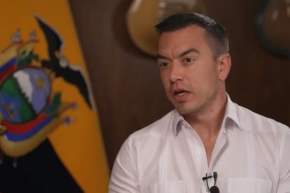 Daniel Noboa, presidente de Ecuador.