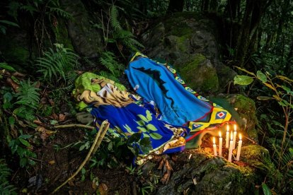 Los cuerpos del padre y su hijo fueron recuperados por moradores tras varios minutos de búsqueda.