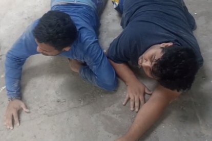 Dos personas fueron detenidas durante el operativo.