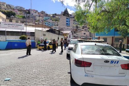 En la calle Baños, centro de Quito, se produjo el suceso.