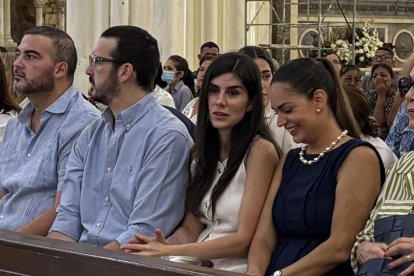 Ycaza asistió junto a los hermanos de Aquiles Álvarez a una misa de acción de gracias por su cumpleaños.